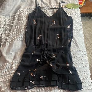 Farm Rio jungle toucan sleeveless dress